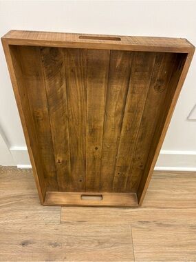 West Elm reclaimed Wooden Serving Tray